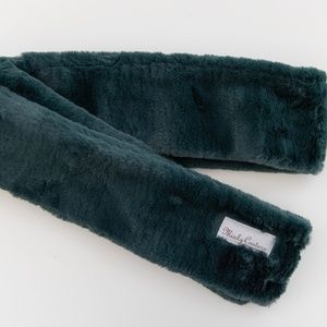 Minky Couture Dark Green Scarf - NEW